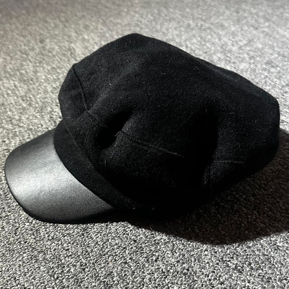 Elegant Black Women's Newsboy Cap